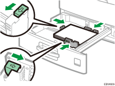 Paper tray illustration