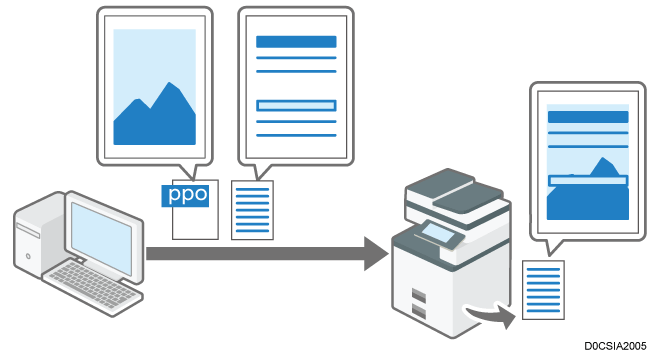 Illustration of overlay printing