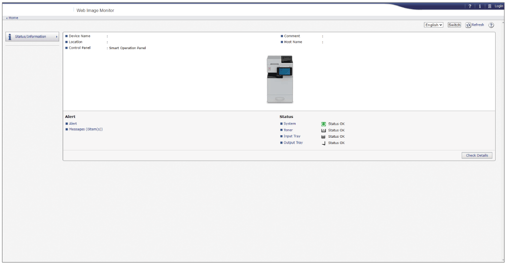 Web browser screen illustration