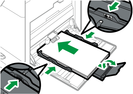 Bypass tray illustration