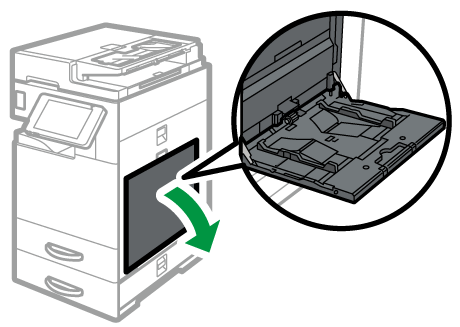 Bypass tray illustration