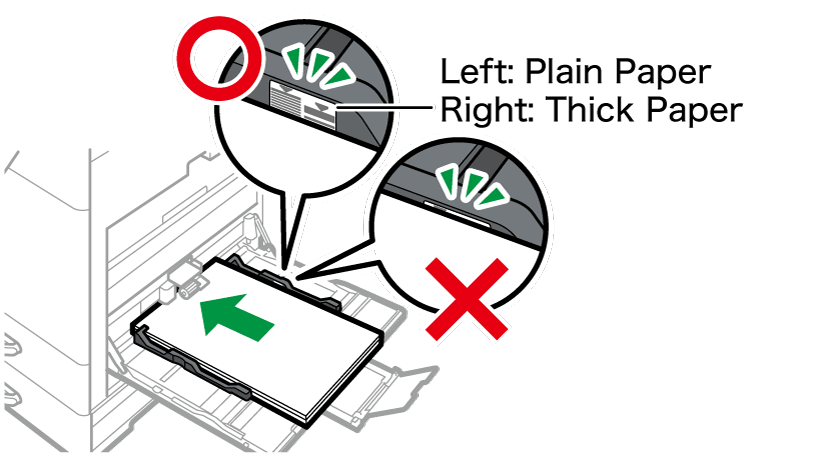 Bypass tray illustration