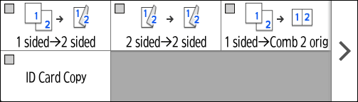 Operation panel screen illustration