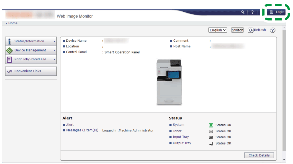 Web browser screen illustration