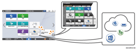 操作面板画面插图