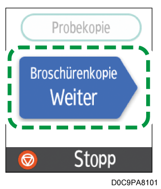 Abbildung Bedienfeld-Display