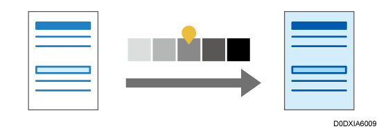 Illustration de la densité de l'arrière-plan