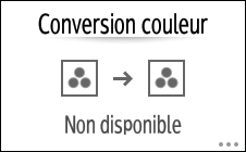 Illustration de l'écran du panneau de commande