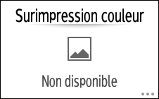 Illustration de l'écran du panneau de commande