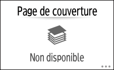 Illustration de l'écran du panneau de commande