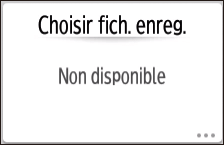 Illustration de l'écran du panneau de commande