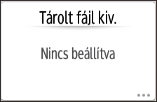 Kezelőpanel képernyője, illusztráció