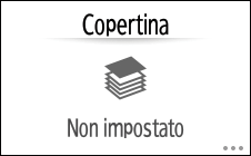 Illustrazione della schermata sul pannello di controllo