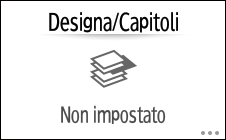 Illustrazione della schermata sul pannello di controllo