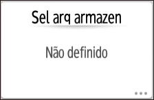 Ilustração da tela do painel de operação