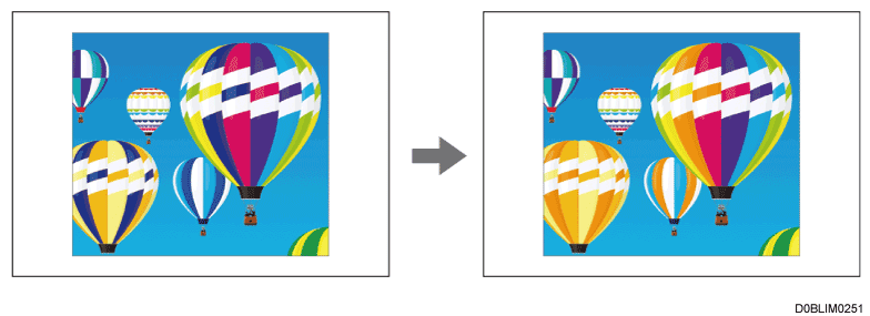 Bild på konvertering av färg