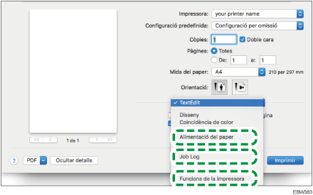 Il·lustració de pantalla de driver