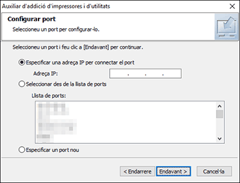 Il·lustració de l'instal·lador del driver