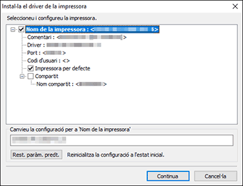 Il·lustració de l'instal·lador del driver