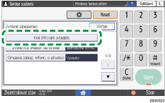 Ilustrace ovládacího panelu