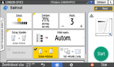 Ilustrace ovládacího panelu