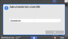 Ilustrace ovládacího panelu