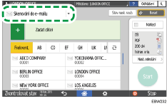 Ilustrace ovládacího panelu