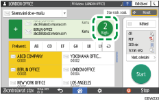 Ilustrace ovládacího panelu