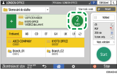 Ilustrace ovládacího panelu