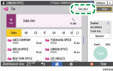 Ilustrace ovládacího panelu
