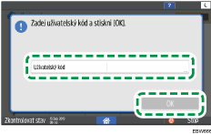 Ilustrace ovládacího panelu