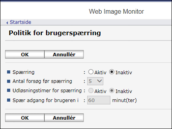 Illustration af skærmbillede i webbrowser