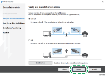 Illustration af driver-installationsprogram