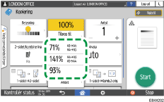 Operation panel screen illustration