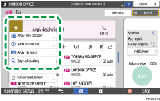 Operation panel screen illustration