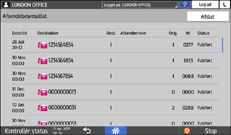 Operation panel screen illustration