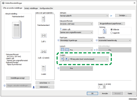 Illustration af driverskærmbillede