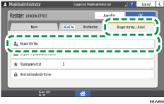 Operation panel screen illustration