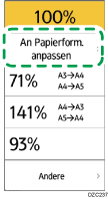 Abbildung Bedienfeld-Display