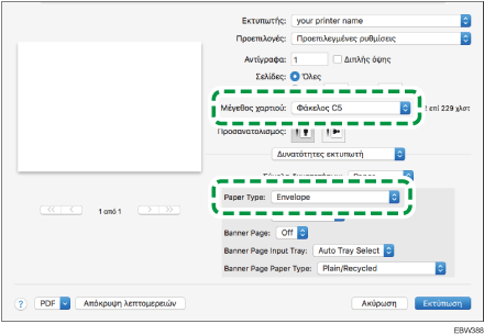 Εικόνα της οθόνης του προγράμματος οδήγησης