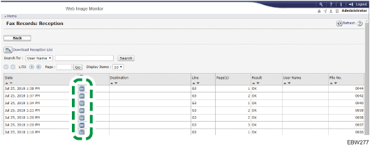 Web browser screen illustration