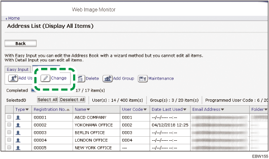 Web browser screen illustration