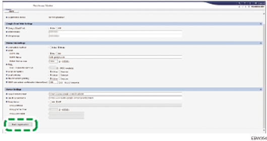 Web browser screen illustration