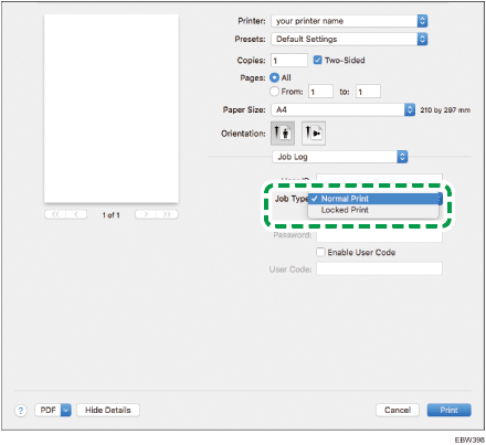 Driver screen illustration