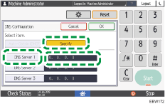 Operation panel screen illustration