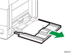 Bypass tray illustration