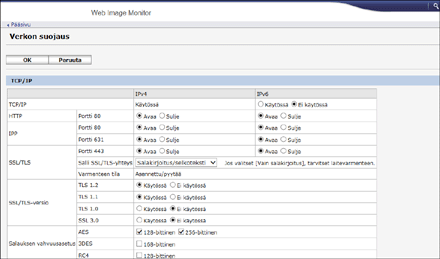 Selaimen näytön kuva