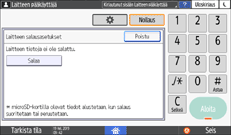 Käyttöpaneelin näyttö