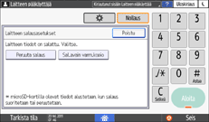 Käyttöpaneelin näyttö