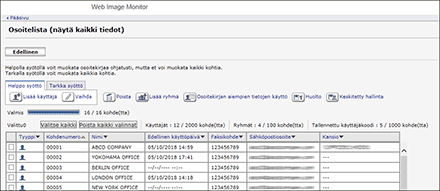Selaimen näytön kuva